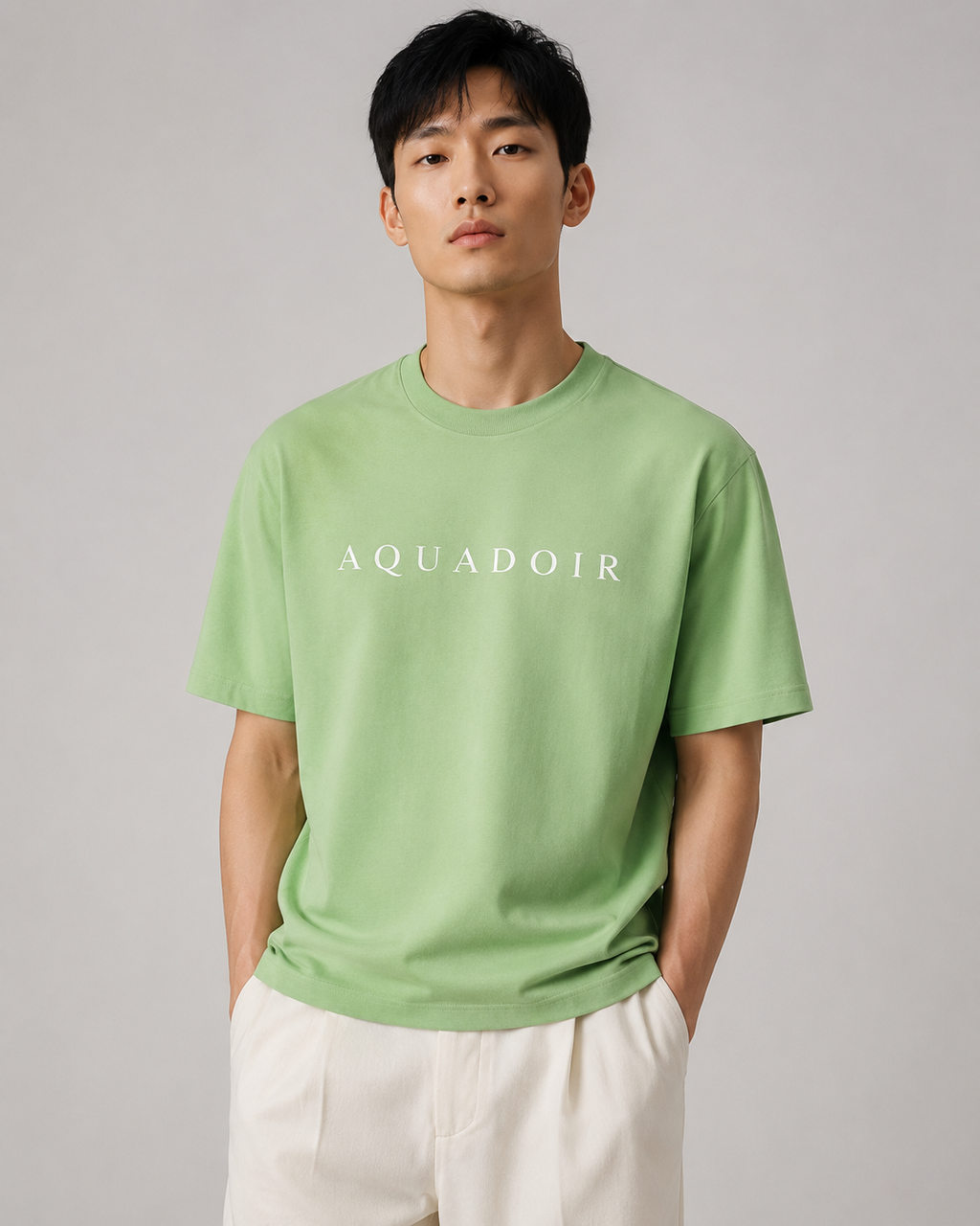 Men’s Signature Logo Tee – Mint Green