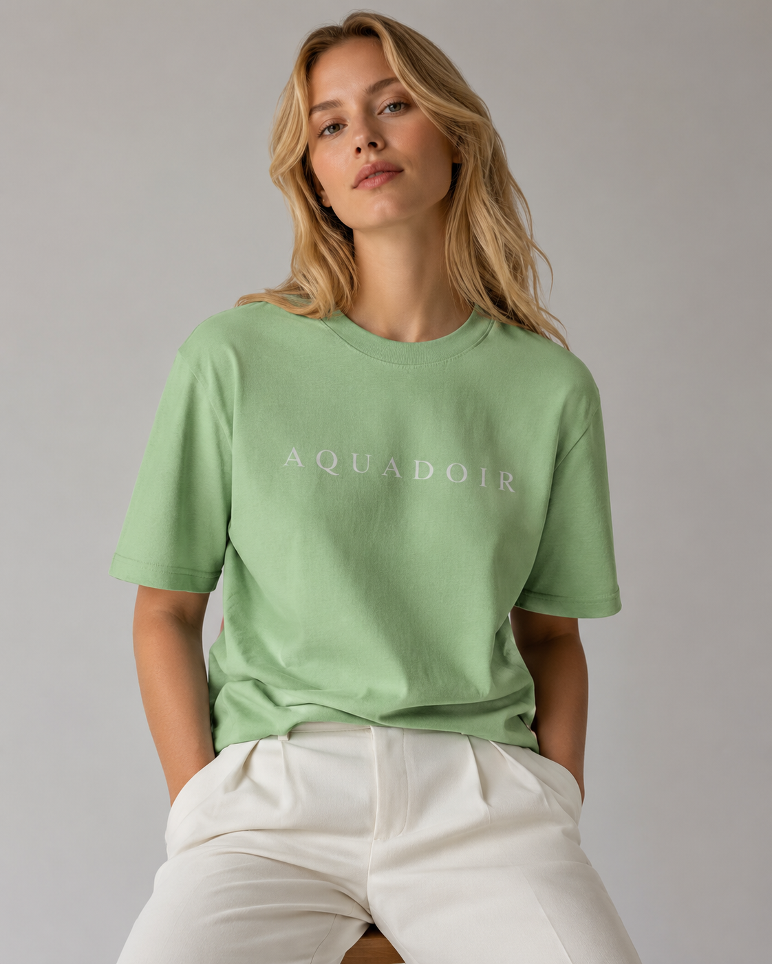 Women’s Signature Logo Tee – Mint Green