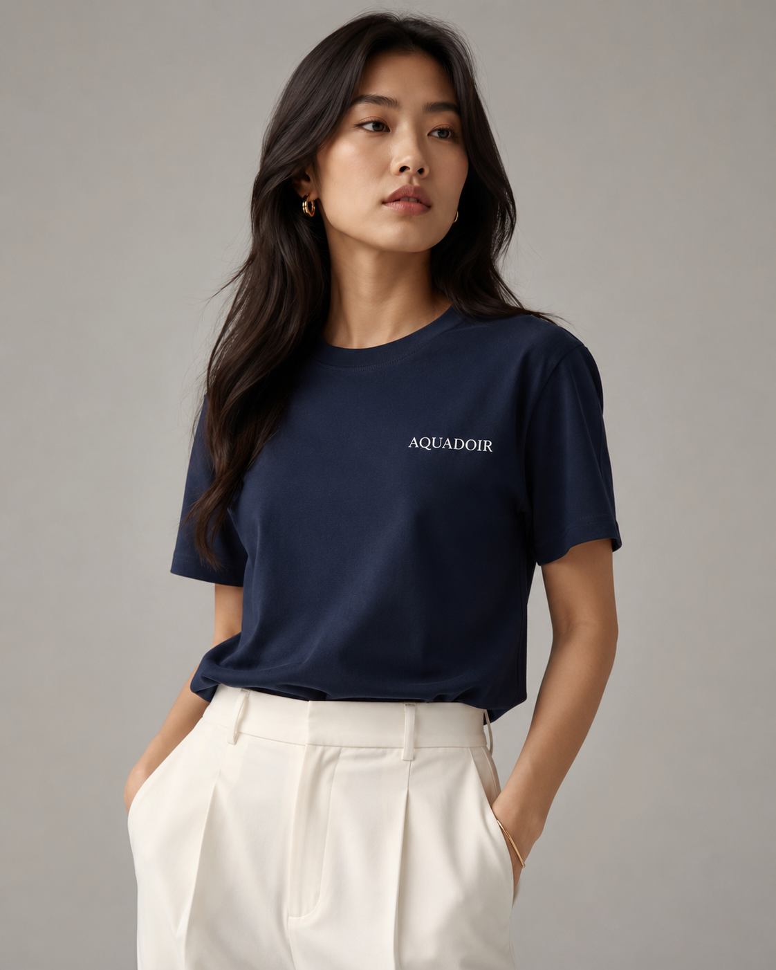 Women’s Refined Classic Tee – Navy